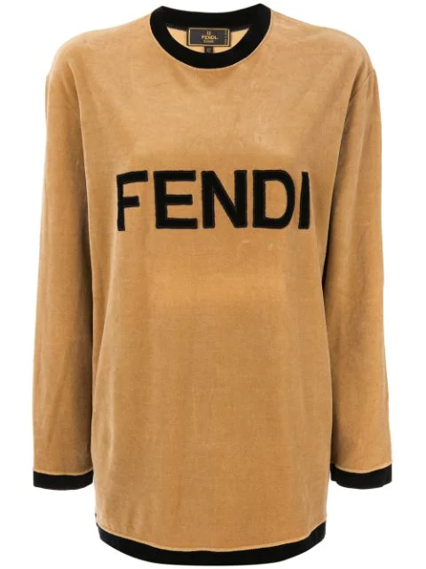 fendi logo print