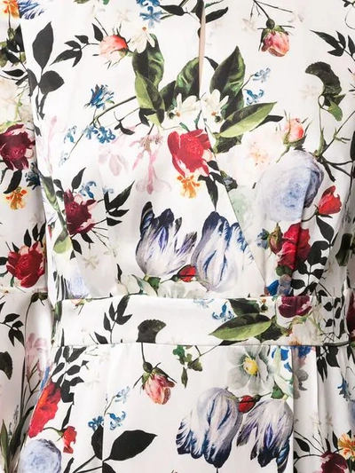 Shop Erdem Floral Print Dress In White