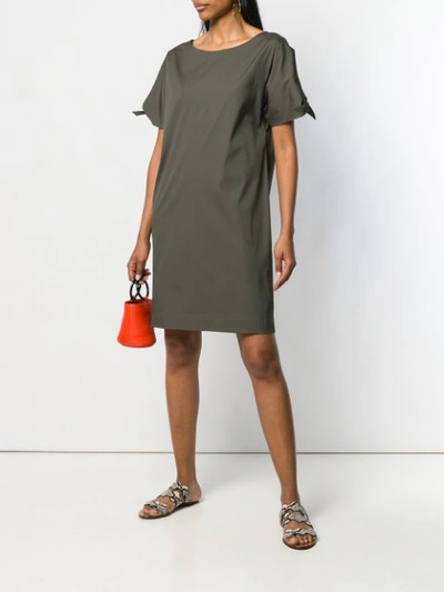 Shop Antonelli Tie Sleeve Dress - Green