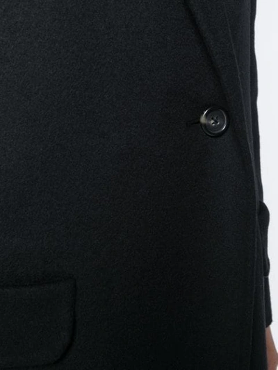 Shop Helmut Lang Duster Coat - Black