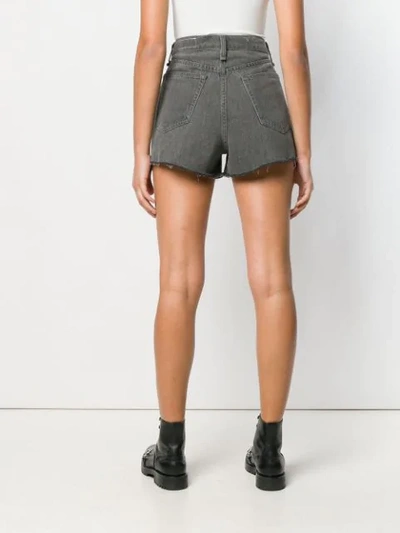 Shop Rag & Bone Sofia Denim Shorts In Grey