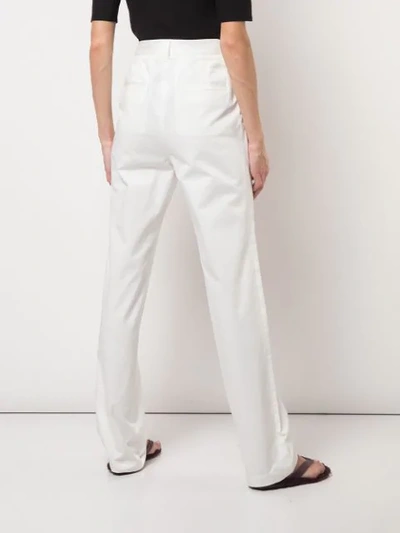 TIBI DOMINIC SEBASTIAN长裤 - 白色