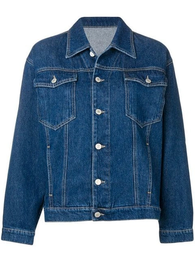 CHIARA FERRAGNI SIGNATURE WINK APPLIQUE DENIM JACKET 