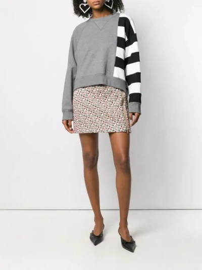 Shop N°21 Jacquard Mini Skirt In Pink