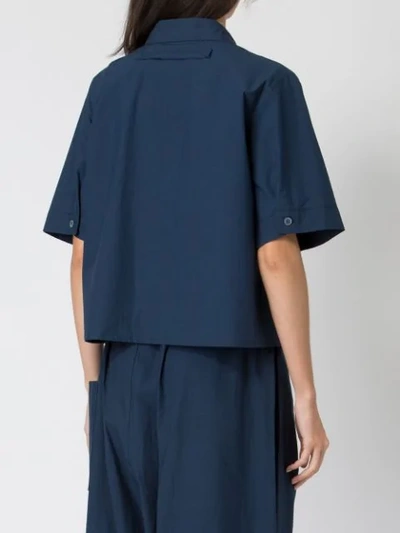 Shop Toogood Boxy Shirt - Blue