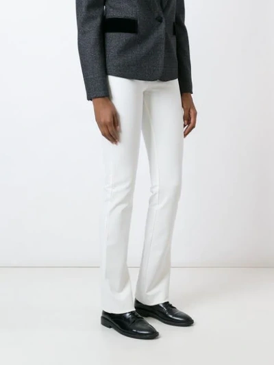 Shop Joseph Bootcut Trousers In White