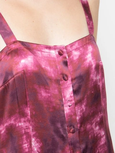 Shop Cinq À Sept Tie-dye Midi Dress In Purple