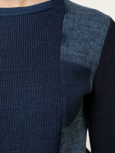 Shop Proenza Schouler Pieced Rib Knit Top - Blue