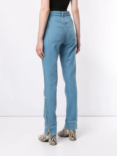 Shop Marques' Almeida Classic Slim-fit Jeans In Blue