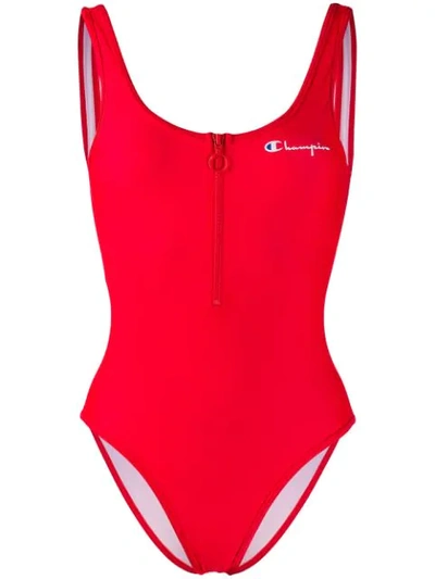 Shop Champion Logo Swimsuit - Red