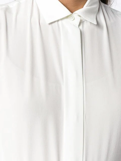 Shop Victoria Beckham Oversized Shirt In White