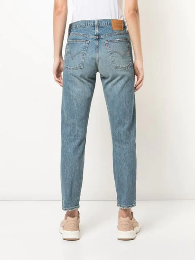 Shop Levi's Wedgie Icon Jeans In Blue