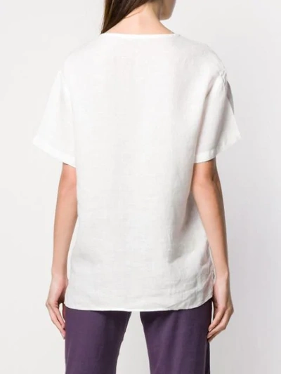 Shop Barena Venezia Classic Relaxed-fit T-shirt In White