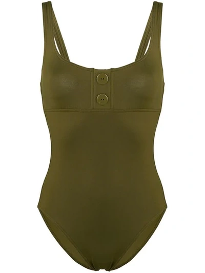 Shop Eres Tank Swimsuit - Green