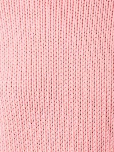 Shop Mansur Gavriel Boat Neck Jumper In Pink