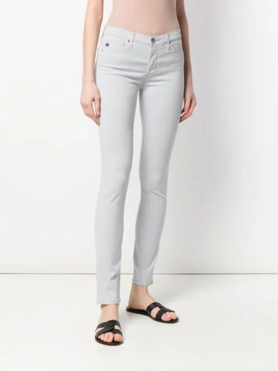 Shop Ag The Prima Skinny Jeans In Grey