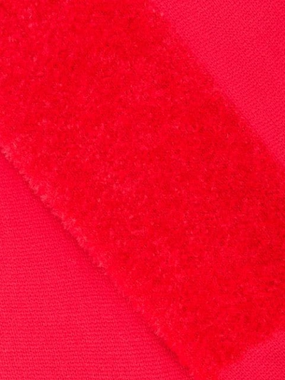 Shop Yohji Yamamoto Square Patch Socks - Red
