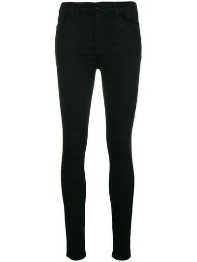 Shop J Brand Fabric Eyelet Jeans In Black