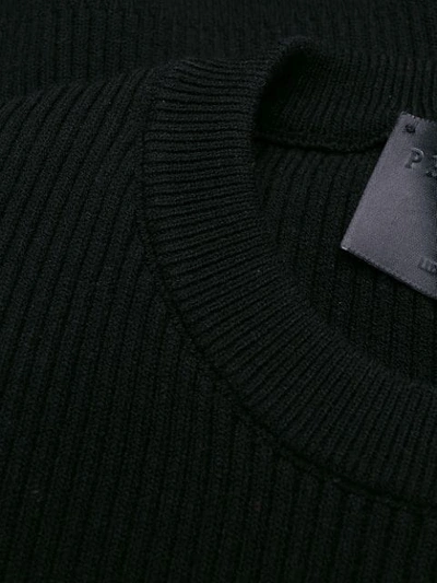 Shop Philipp Plein Pullover Knit Top In Black
