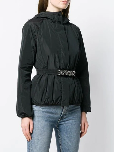 Shop Moncler Rain Jacket In Black