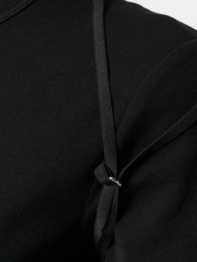 Shop Helmut Lang Shoulder Detail T In Black