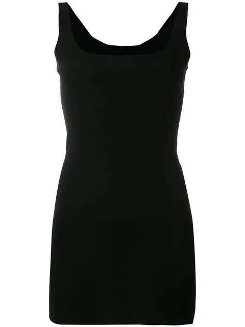 Ports 1961 Sleeveless Knitted Mini Dress In Black | ModeSens