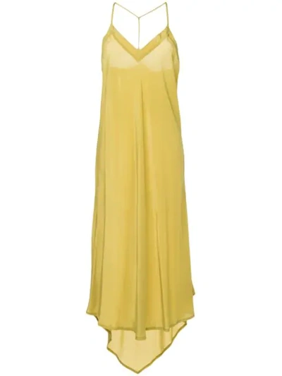 Shop Taylor Inherent Slip Dress In Yellow