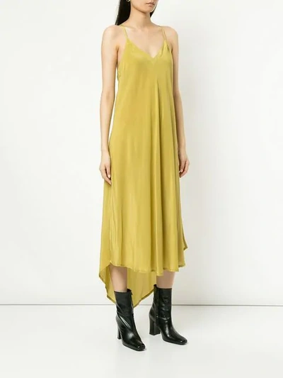 Shop Taylor Inherent Slip Dress In Yellow