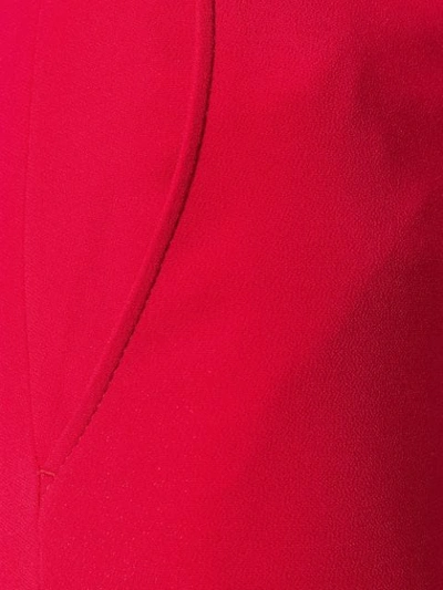 GUCCI 折痕小喇叭裤 - 红色