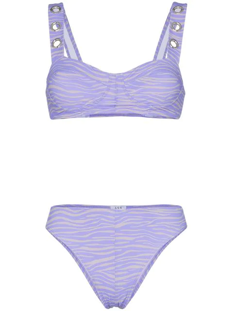 purple bikini set