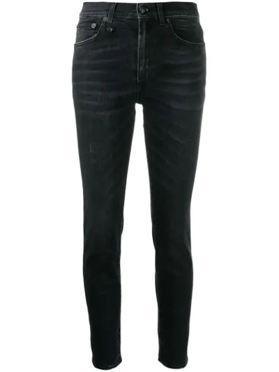 Shop R13 High Waisted Jeans In Black