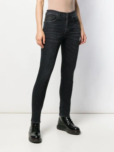 Shop R13 High Waisted Jeans In Black