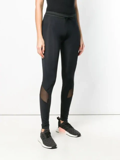 Shop Y-3 Leggings Mit Logo-print In Black