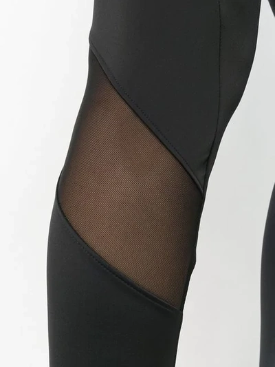 Y-3 Leggings Mit Logo-print In Black
