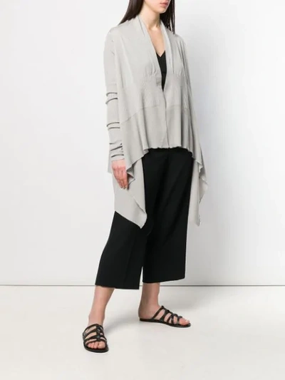 Shop Rick Owens Loose Fit Cardigan In 61 Oyster