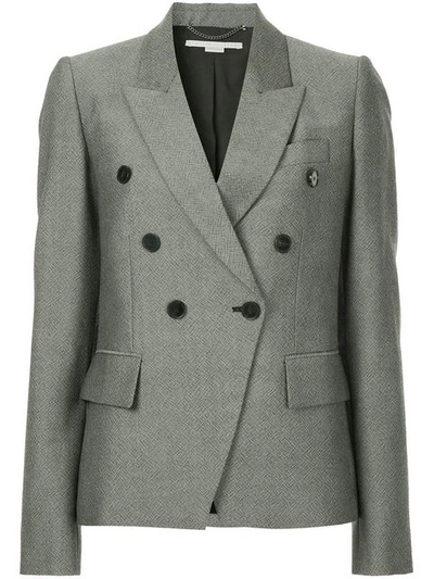 Shop Stella Mccartney Robin Tweed Blazer In Grey