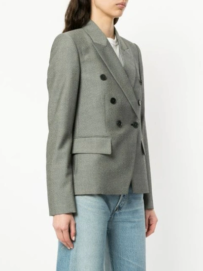 Shop Stella Mccartney Robin Tweed Blazer In Grey
