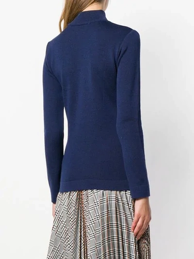 Shop Stephan Schneider Sassoon Turtleneck Sweater In Blue