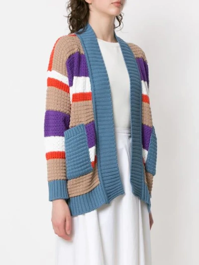 Shop Framed Nkit Knitted Cardigan In Multicolour