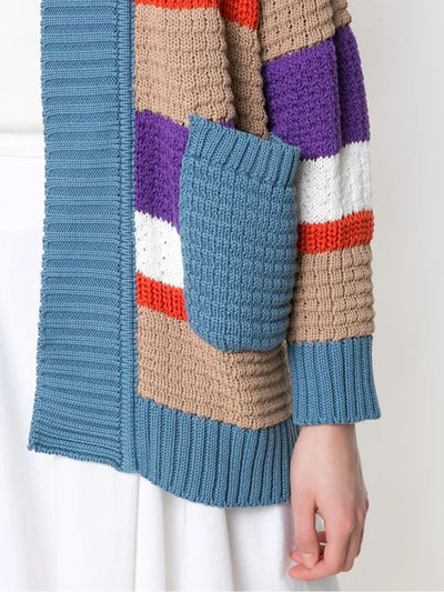 Shop Framed Nkit Knitted Cardigan In Multicolour