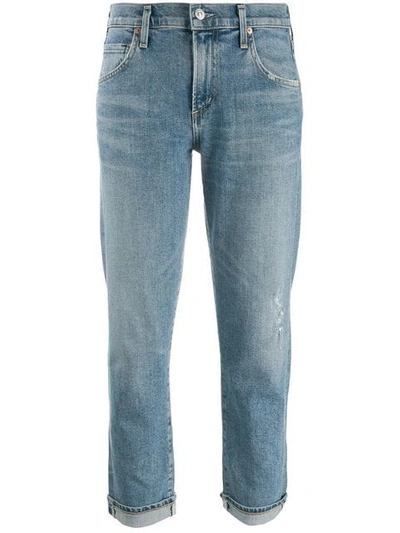 Shop Citizens Of Humanity Emerson Boyfriend Jeans In Blue