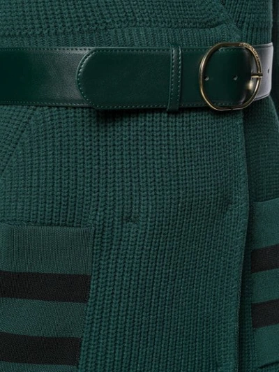 Shop Elisabetta Franchi Kleid Im Blazer-look In Green