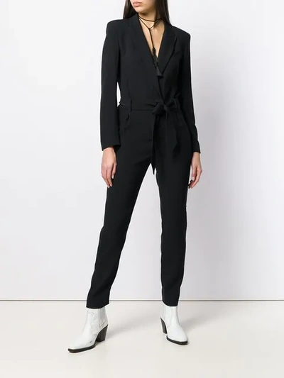 Shop Iro Tailored Fit Jumpsuit In Black