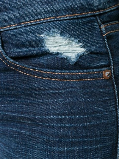 Shop J Brand Distressed Skinny Jeans In Blue