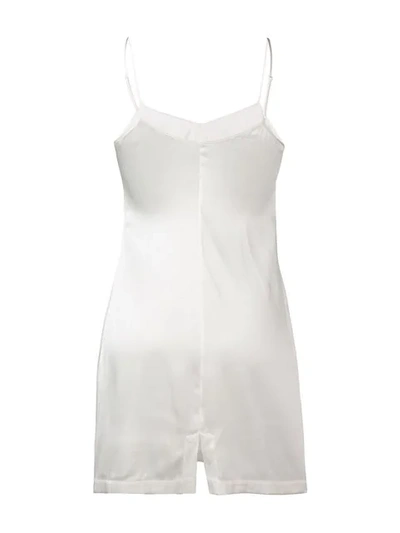 Shop La Perla Reward Slip Dress In White
