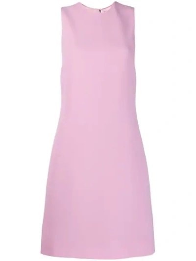 Shop Dolce & Gabbana Shift Mini Dress - Rosa In Pink