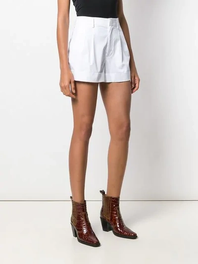 Shop Isabel Marant Étoile Olbia Shorts In 20wh  White