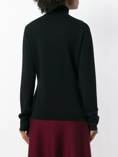 Shop Gabriela Hearst May Polo Neck Jumper In Black