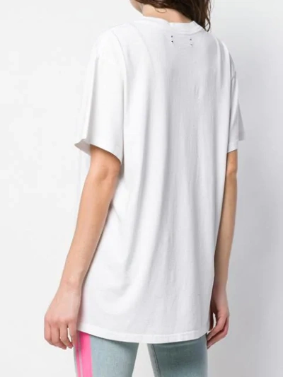 Shop Amiri Kisses Oversized T-shirt In White