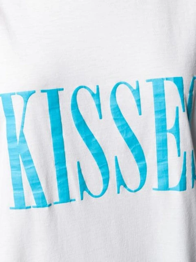 Shop Amiri Kisses Oversized T-shirt In White